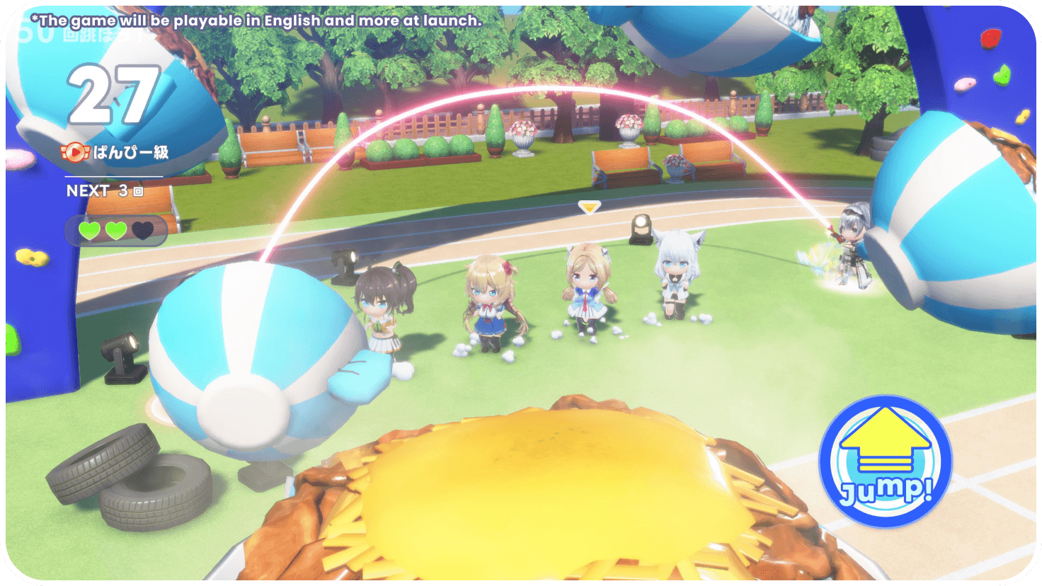 Hoppin' Rope: Jump rope challenge: A group jumping game.