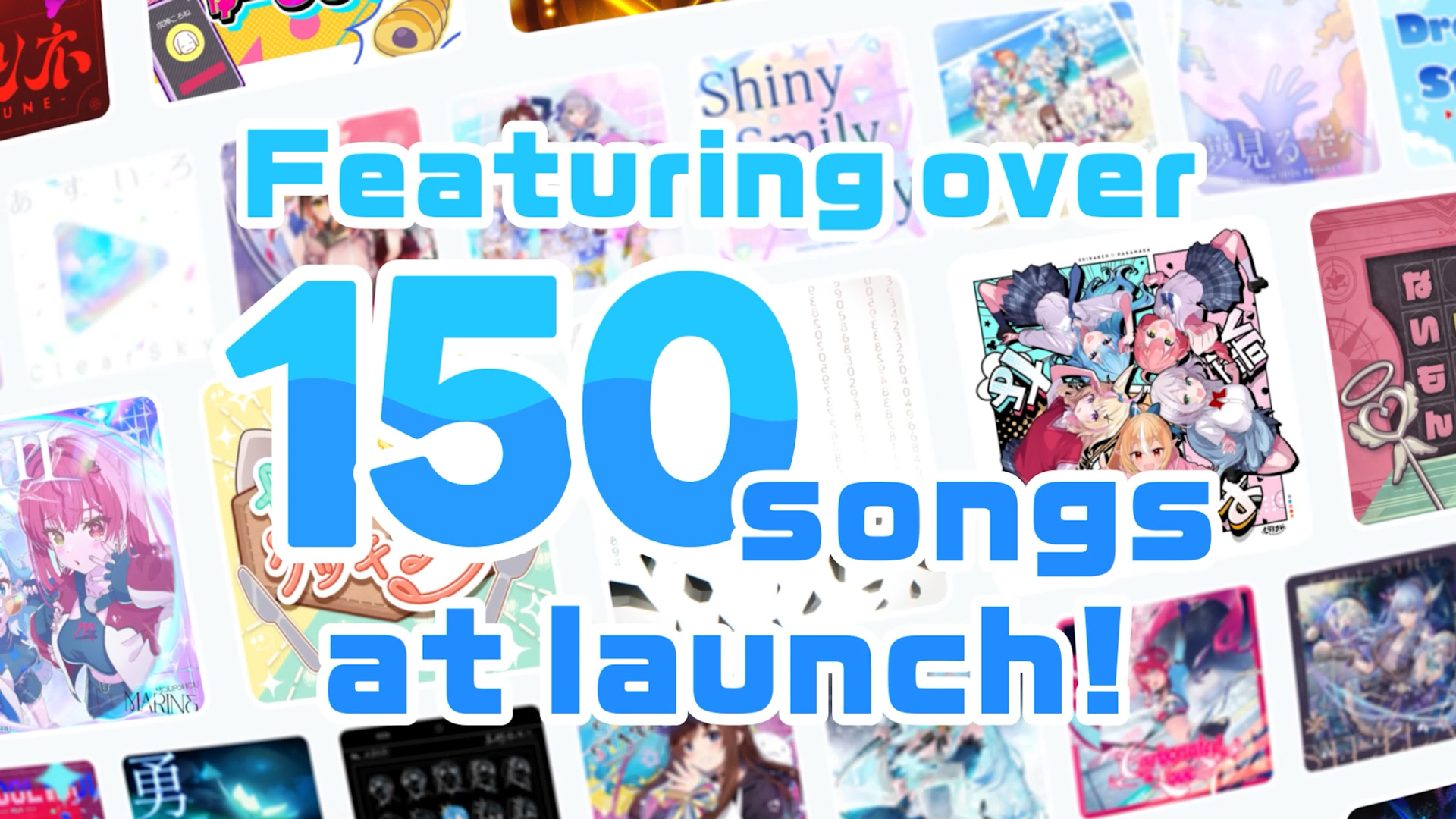 Over 150 songs at launch!!